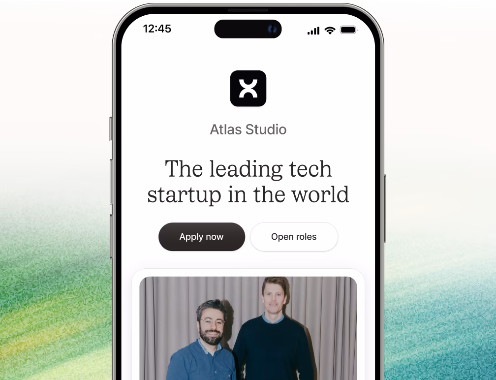 A career page, live in minutes